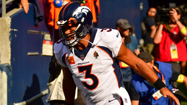 Broncos quarterback Russell Wilson (Photo by Jane Gershovich/Getty Images)