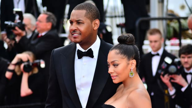 Carmelo Anthony and La La Anthony at the Cannes Film Festival.