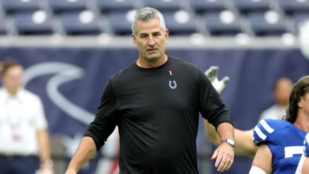 Head coach Frank Reich of the Indianapolis Colts