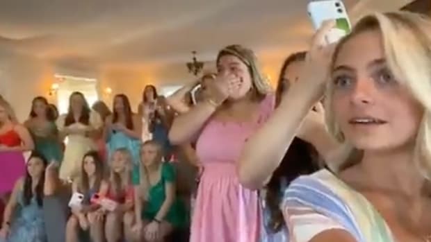 Sorority's reaction to loss goes viral.