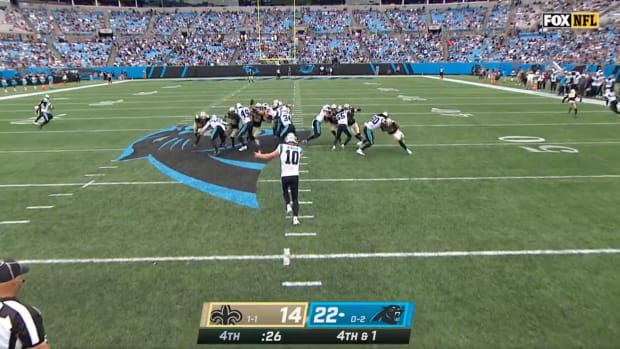 Panthers had the "perfect" punt on Sunday afternoon.