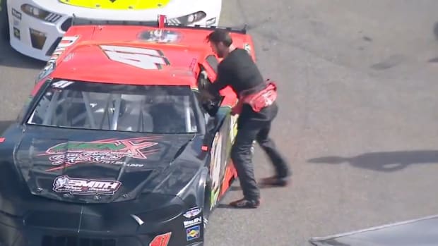 Things got pretty heated in the NASCAR world this weekend, with a major fight taking place on the track.