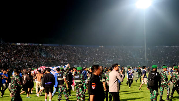 More than 100 fans have reportedly died at a soccer game in Indonesia.
