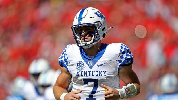 Kentucky quarterback Will Levis (Photo by Justin Ford/Getty Images)