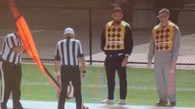 Ref makes egregious call during high school game.