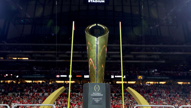 National Championship trophy College Football Playoff