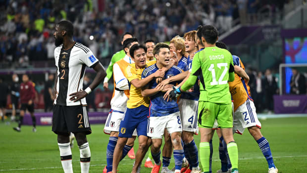 Japan 2-1 win over Germany World Cup