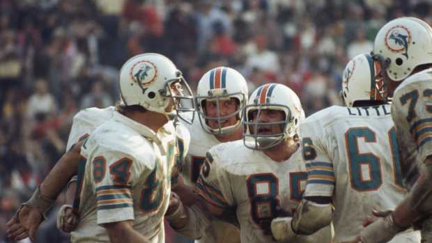 Members of the 1972 Dolphins.