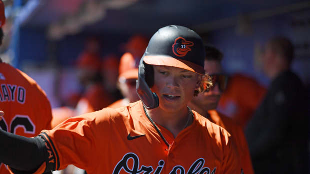 Jackson Holliday of the Baltimore Orioles.