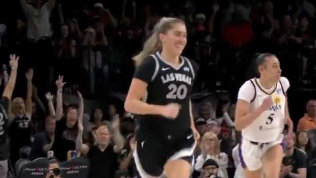 Kate Martin after her first WNBA points.