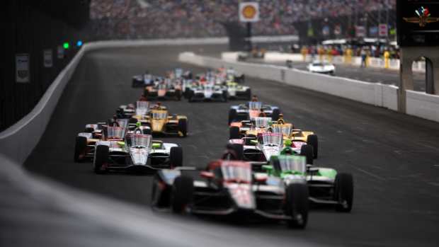 Indy 500 finish.