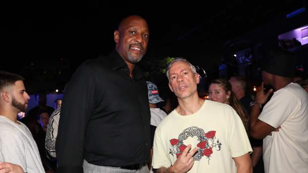 Alonzo Mourning during promotional event.