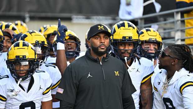 Michigan head coach Sherrone Moore.