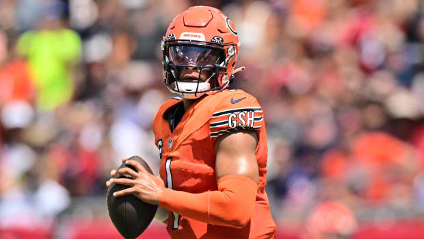 Justin Fields against the Buccaneers.