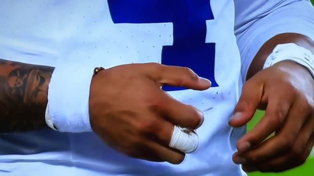 Dak Prescott's jersey patch, explained: Why Cowboys QB wears Walter Payton  Man of the Year logo for 2023