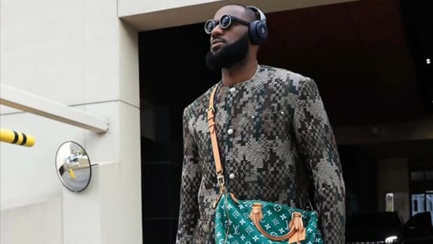 LeBron James Wears Louis Vuitton Outfit to L.A. Lakers Season Opener