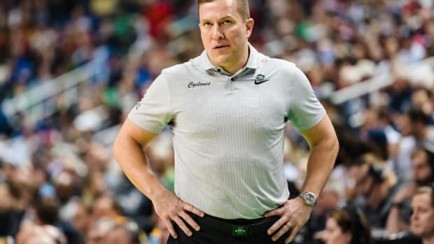 Iowa State head coach T.J. Otzelberger during the first round of March Madness.