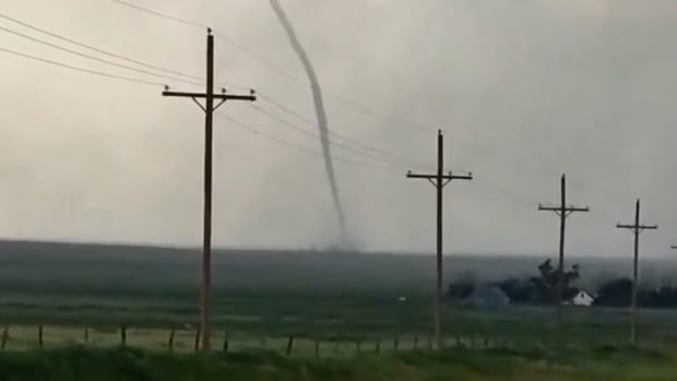 Tornado video touches down.