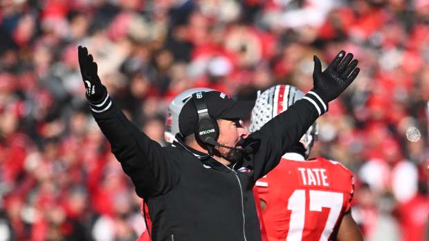 Ohio State head coach Ryan Day.