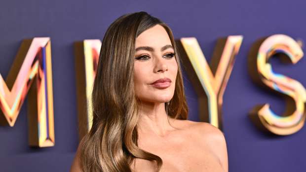 Sofia Vergara at the Emmy Awards in Los Angeles.