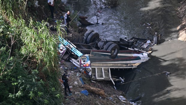 Bus accident in Guatemala City.
