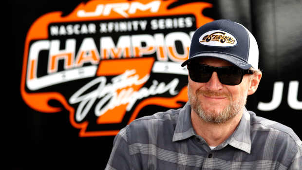 Dale Earnhardt Jr. at Xfinity Series United Rentals 300.