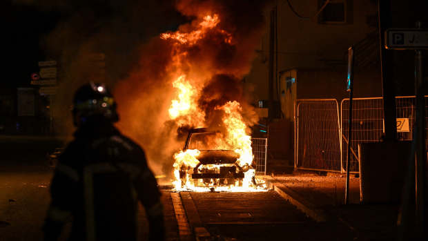 Car accident.