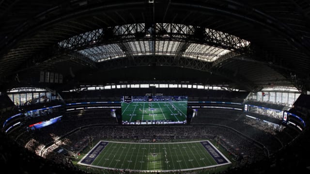 A general view of the Dallas Cowboys Stadium