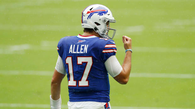 Buffalo Bills quarterback Josh Allen on Sunday.