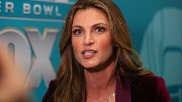 Erin Andrews at Super Bowl.