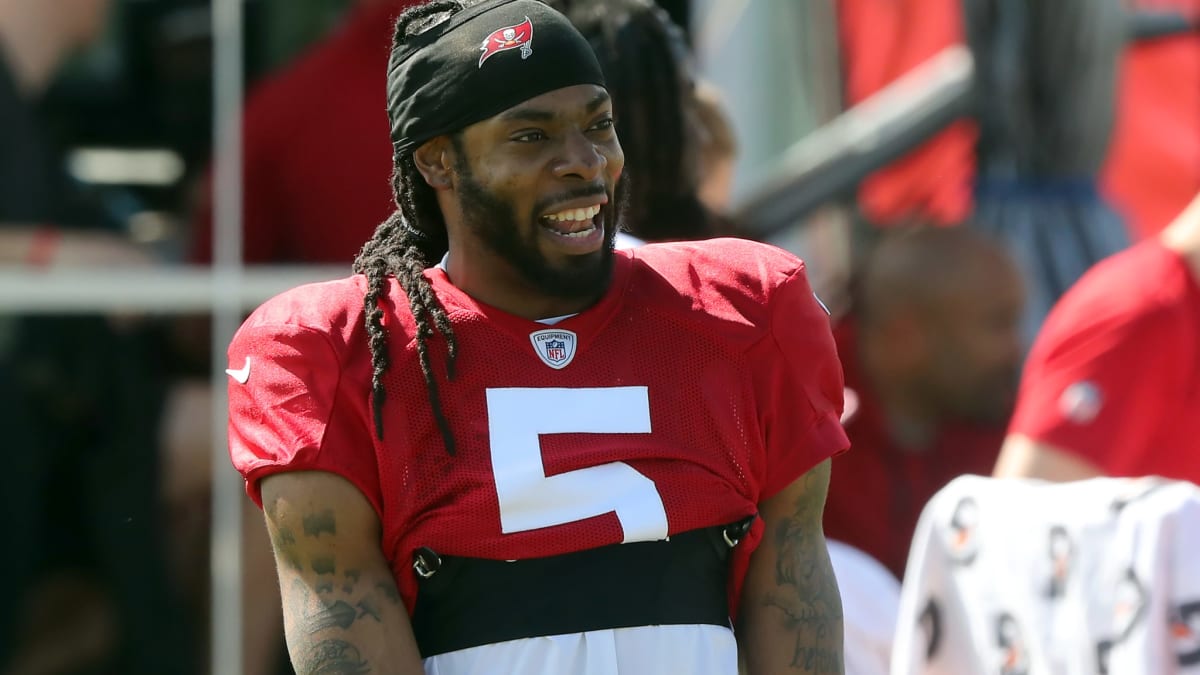 WATCH: Bucs CB Sherman Snags Interception In Practice