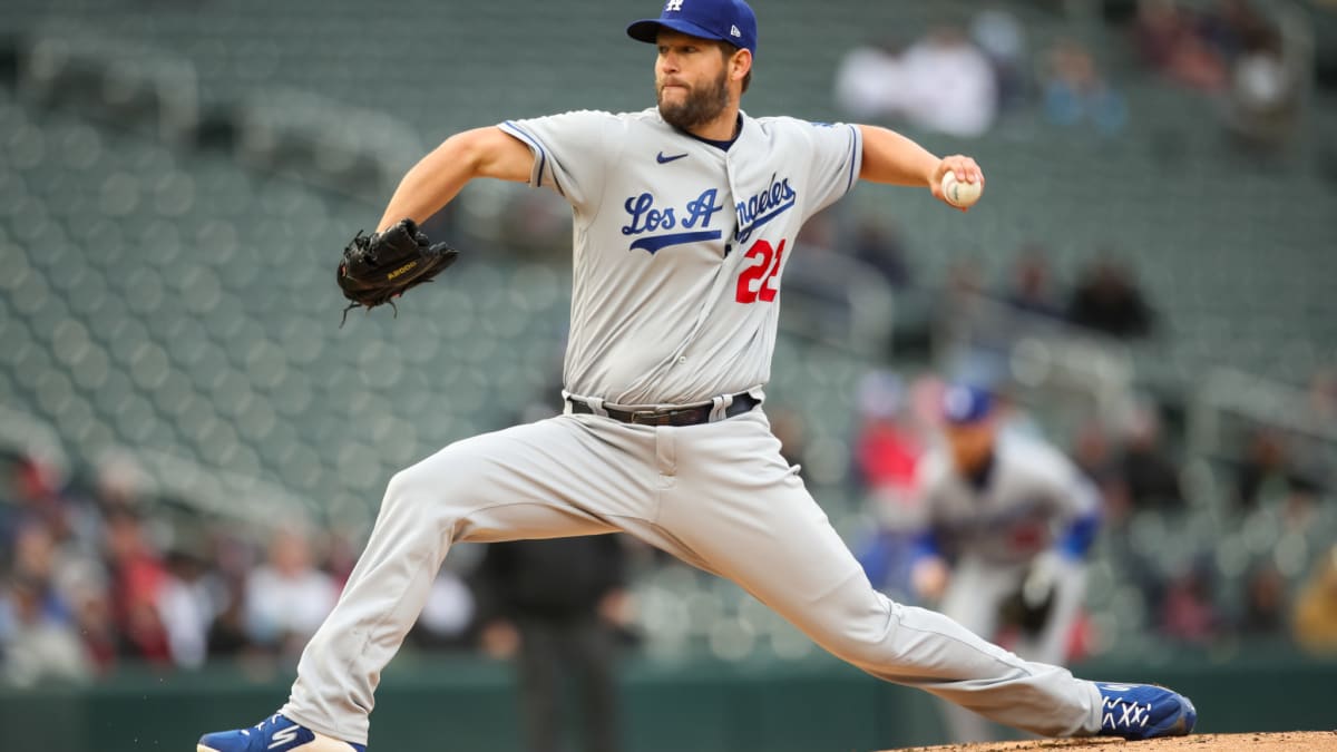 Clayton Kershaw with the jump throw pitch? 🧐 #baseball #whoops