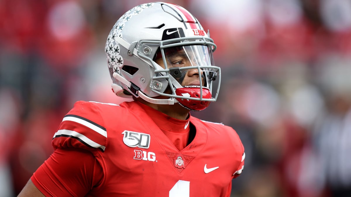 QB Justin Fields clocks fast 40-yard dash, throws 'pretty well' at Ohio  State pro day 