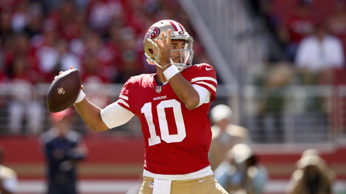 Ian Rapoport on X: The #49ers and QB Jimmy Garoppolo are finalizing a new  contract that will make him the highest paid backup in the NFL, sources  tell me and @MikeGarafolo. A