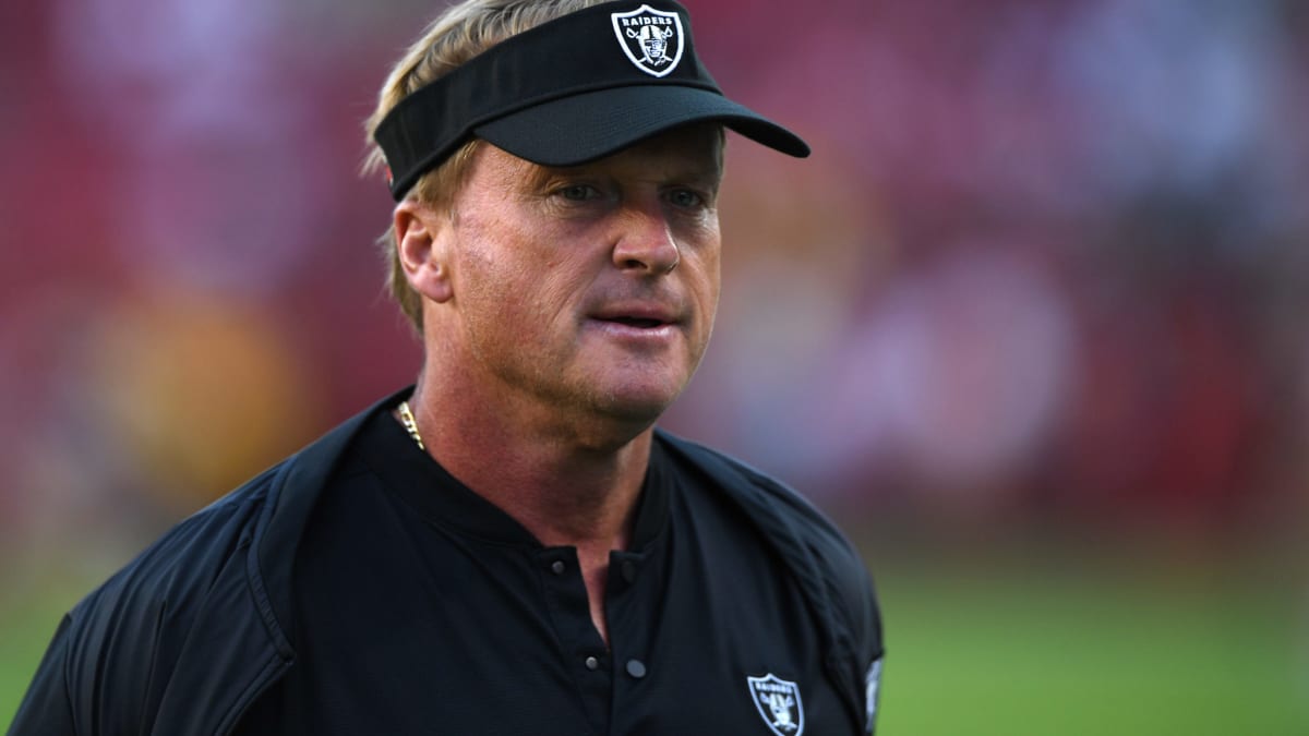 Photo: Jon Gruden's Hat For Tonight's Game Going Viral - The Spun