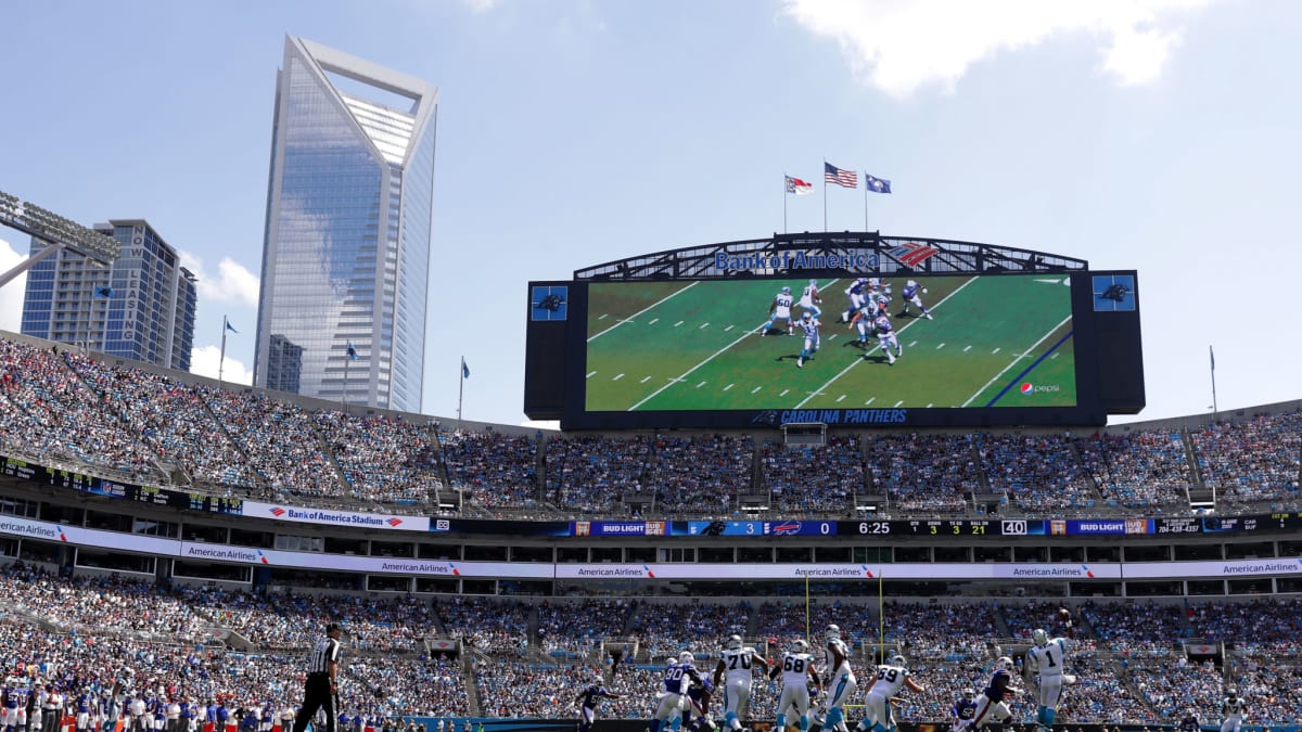 Bills-Panthers game delayed due to lightning near Bank of America Stadium