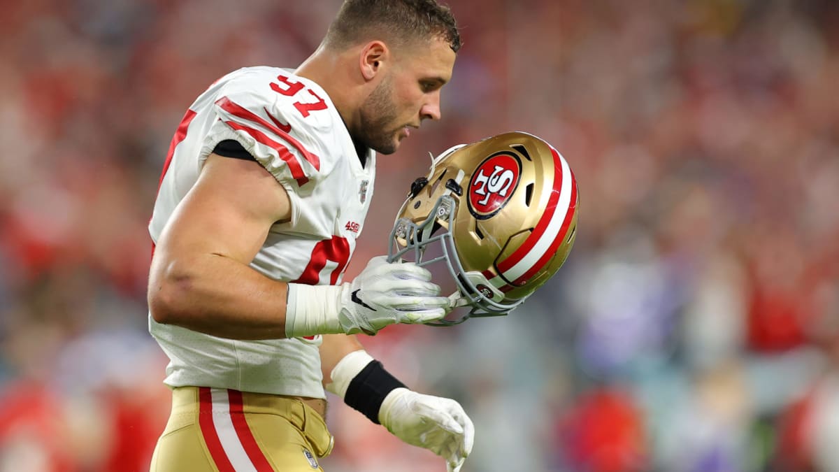 49ers' John Lynch: Nick Bosa suffered 'significant' ankle sprain