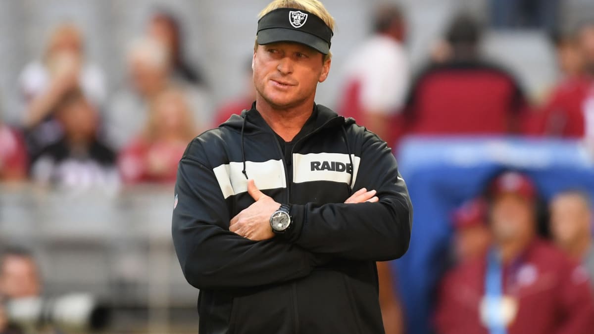 Photo: Jon Gruden's Hat For Tonight's Game Going Viral - The Spun