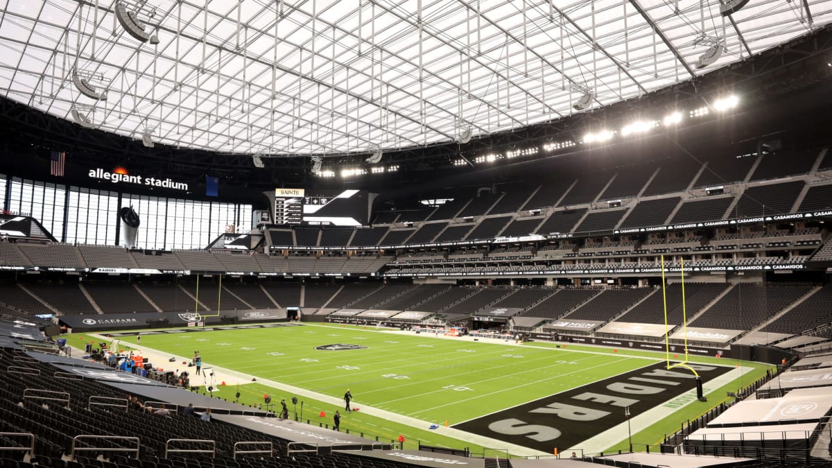 Raiders' Las Vegas Stadium Looks Awesome At Night - The Spun