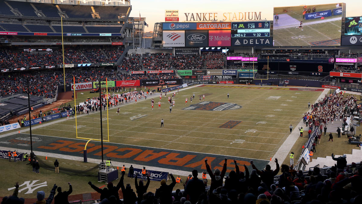 Pinstripe Bowl at Yankee Stadium gets a new title sponsor