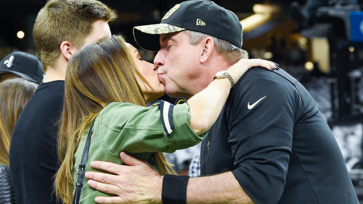 New Orleans Saints - Sean Payton and his wife Skylene at Game 1 of the New  Orleans Pelicans - Suns series 