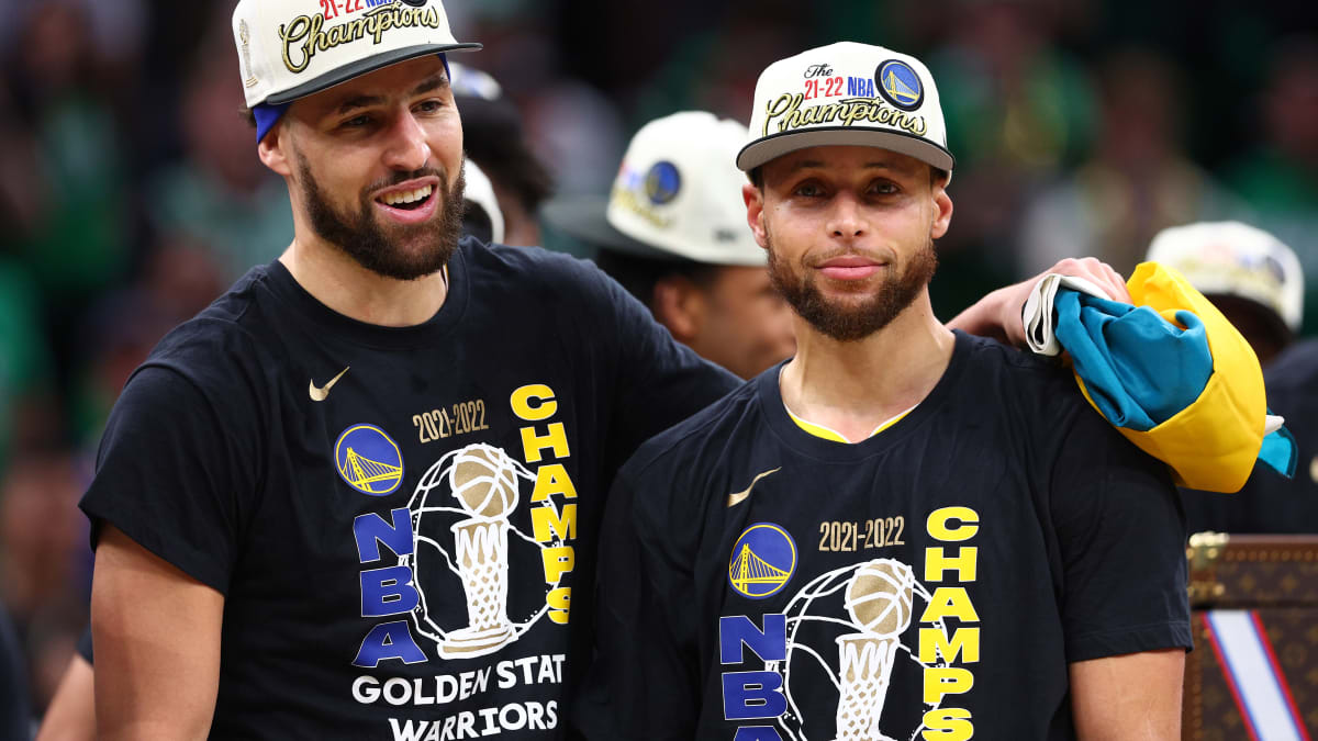 Klay Thompson Loses Warriors Championship Hat in Hilarious Video - Sports  Illustrated