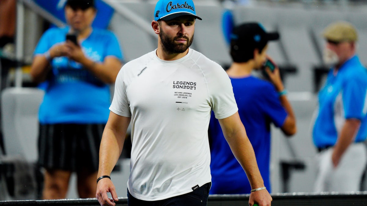 PRACTICE PHOTOS: First practice in new threads for QB Baker Mayfield