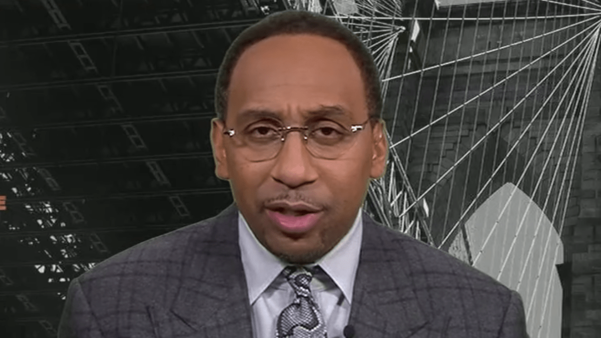 First Take guest's eyes almost pop out of head after Stephen A