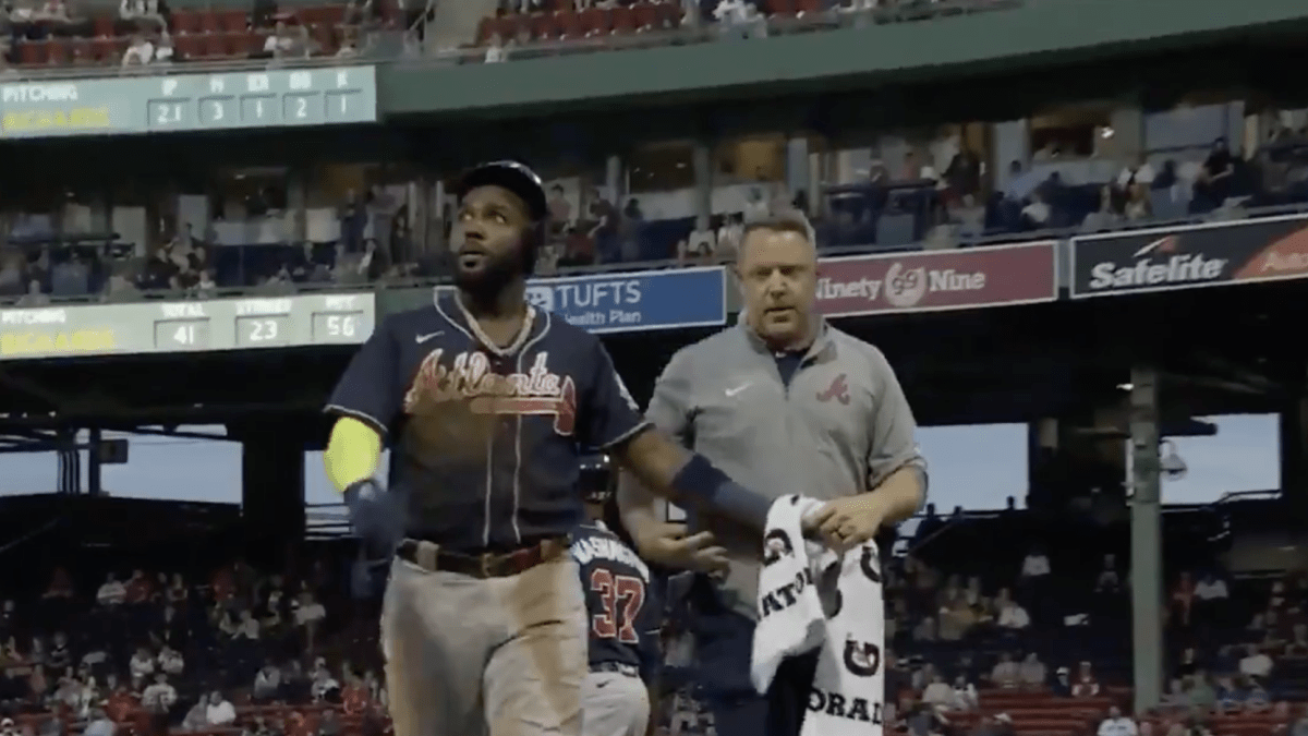 Marcell Ozuna Suffers Nasty Injury While Sliding Into 3rd Base - The Spun:  What's Trending In The Sports World Today
