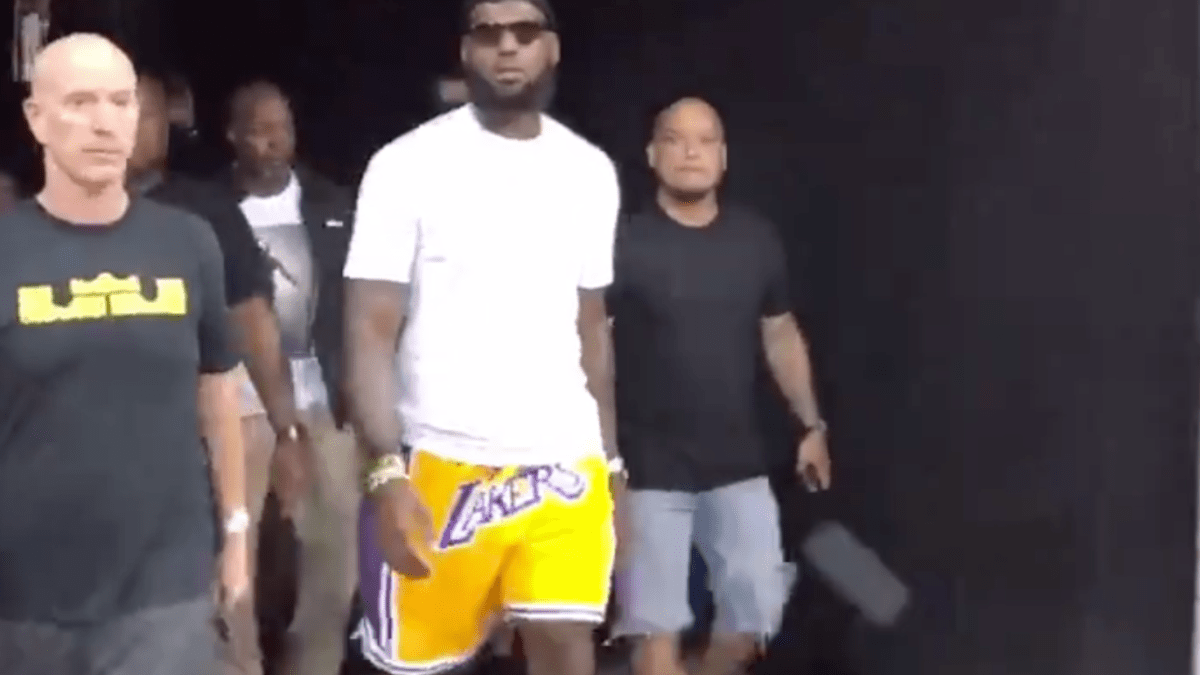 LeBron James' Lakers Shorts Cost $500 And Are Predictably Sold Out