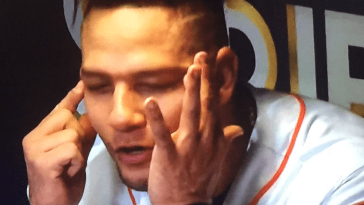 Watch: Astros Slugger Yuli Gurriel Appears To Mock Dodgers Pitcher Yu  Darvish With Slant Eyes Gesture - The Spun: What's Trending In The Sports  World Today