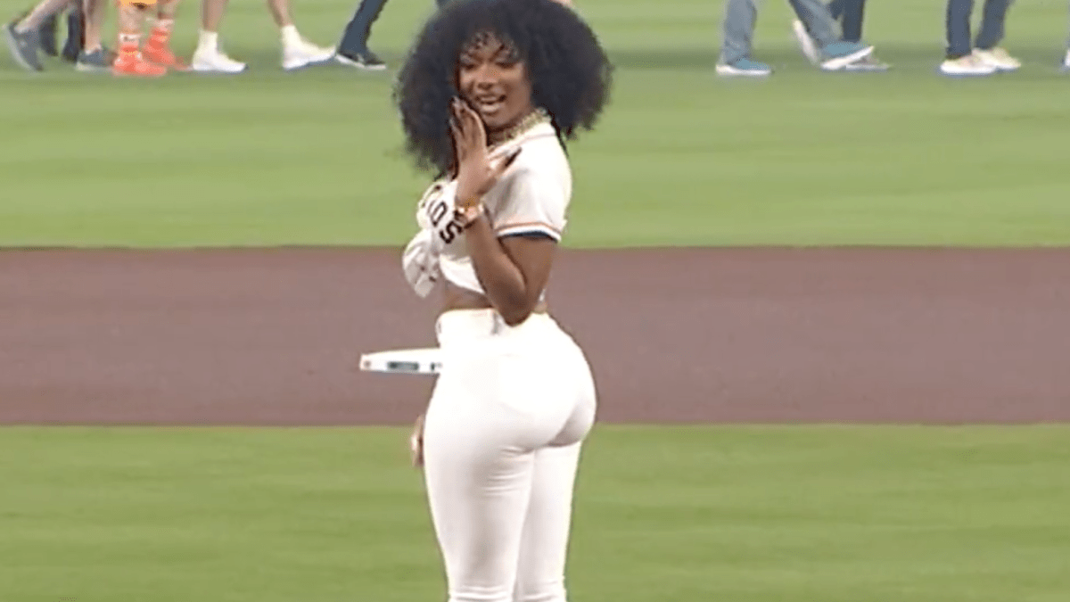 Megan Thee Stallion Throws Out First Pitch At The Houston Astros