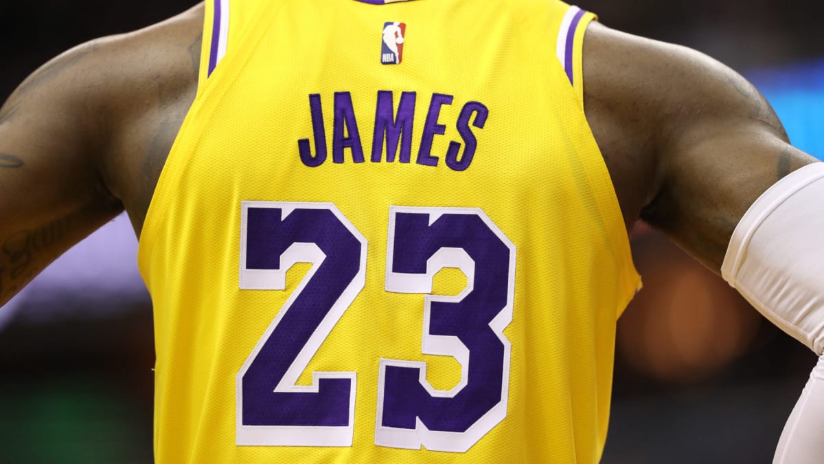 Lakers jersey numbers outlet