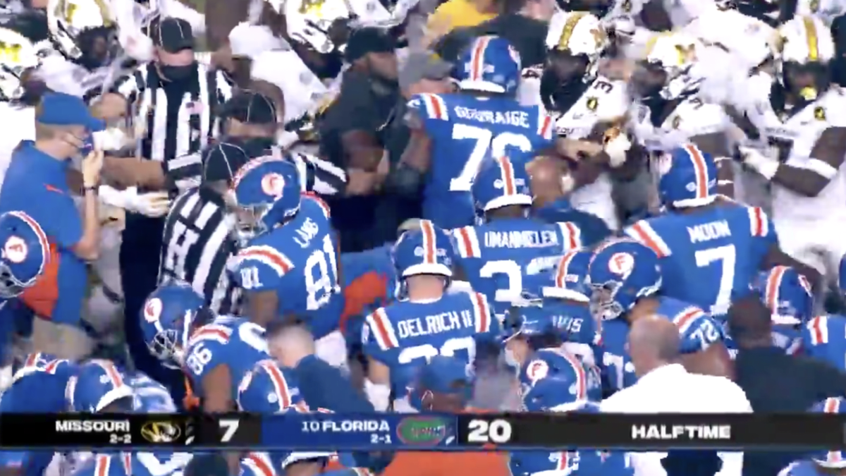 Video Fight Breaks Out Between Florida Missouri Players The